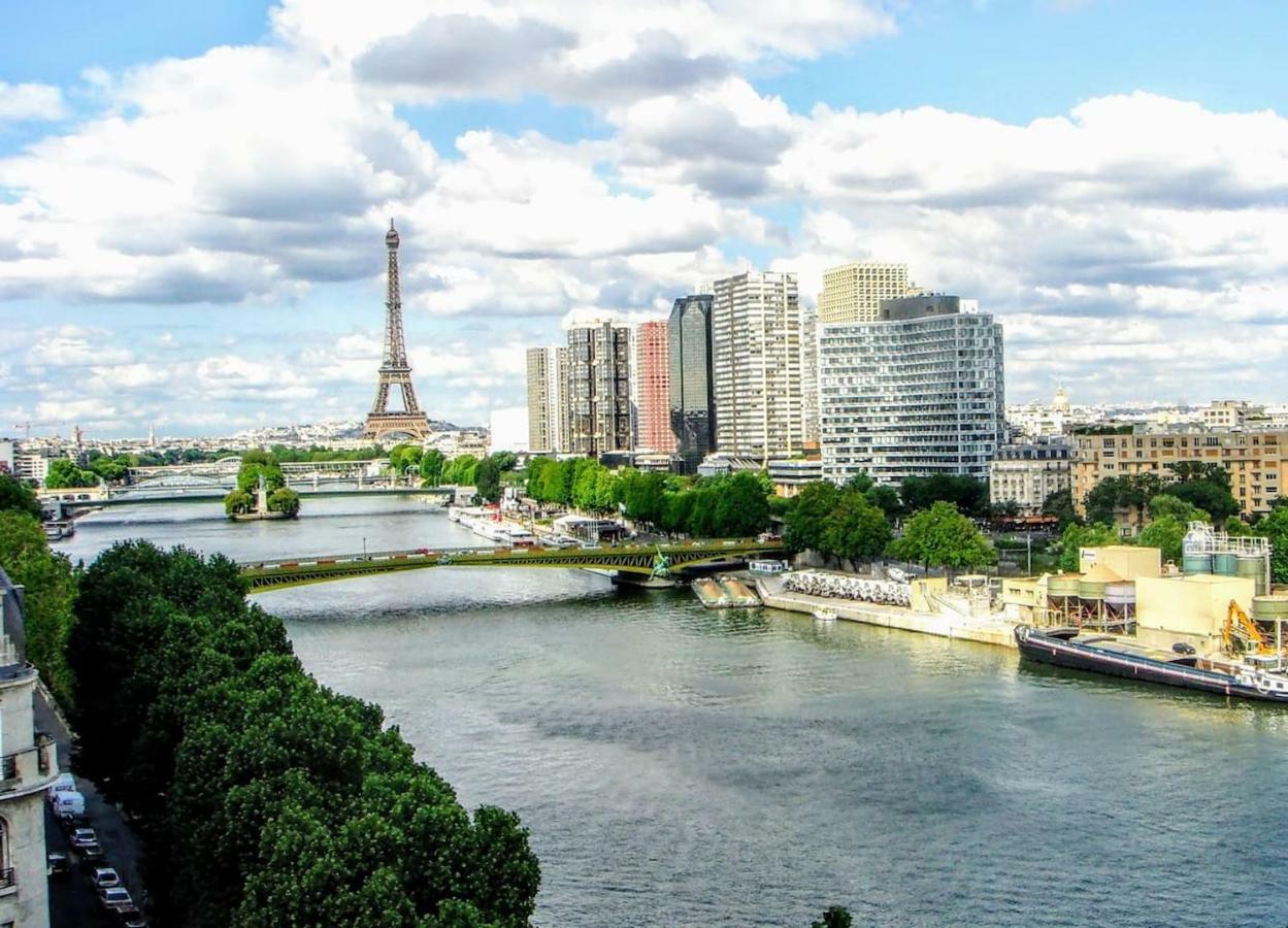 Luxe Eiffel Tower And Seine River Daire Paris Dış mekan fotoğraf